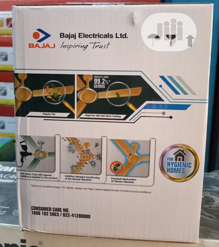 Bajaj Euro NXG Anti-Germs Ceiling Fan (Topez)
