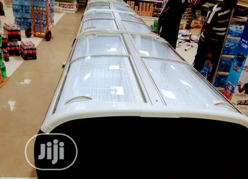 Black ,Brand New Display Freezer for Supermarket