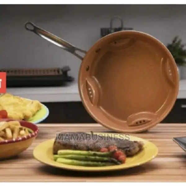 Steel Air Fry Pan Non Stick Ceramic Cookware