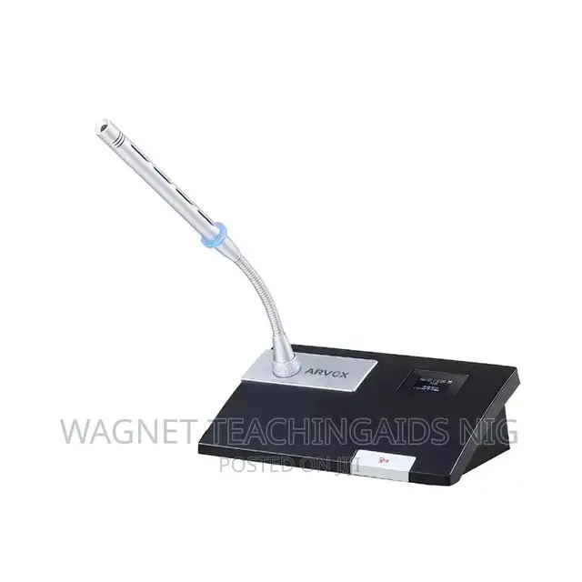 Press And Tall Delegate Microphone