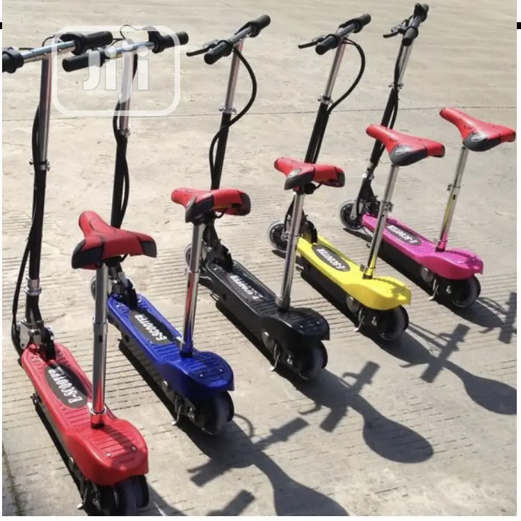 Folding Rechargeable Seated Electric Scooter Motorized Ride