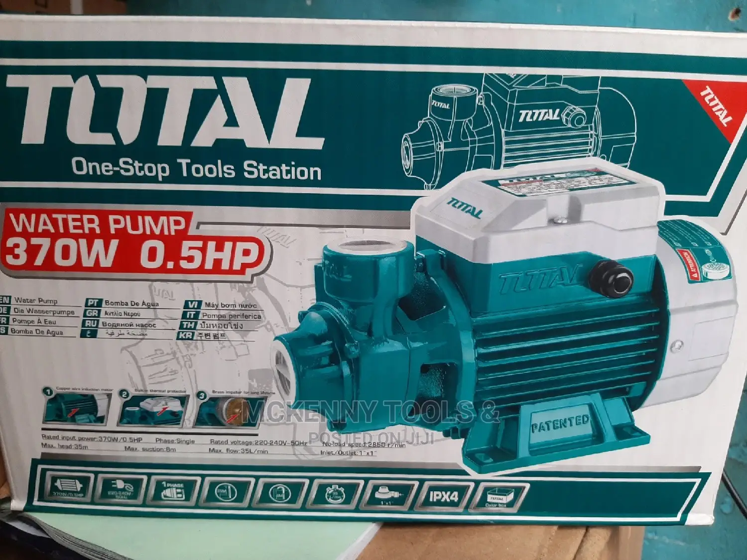 Total Water Pump 0.5hp