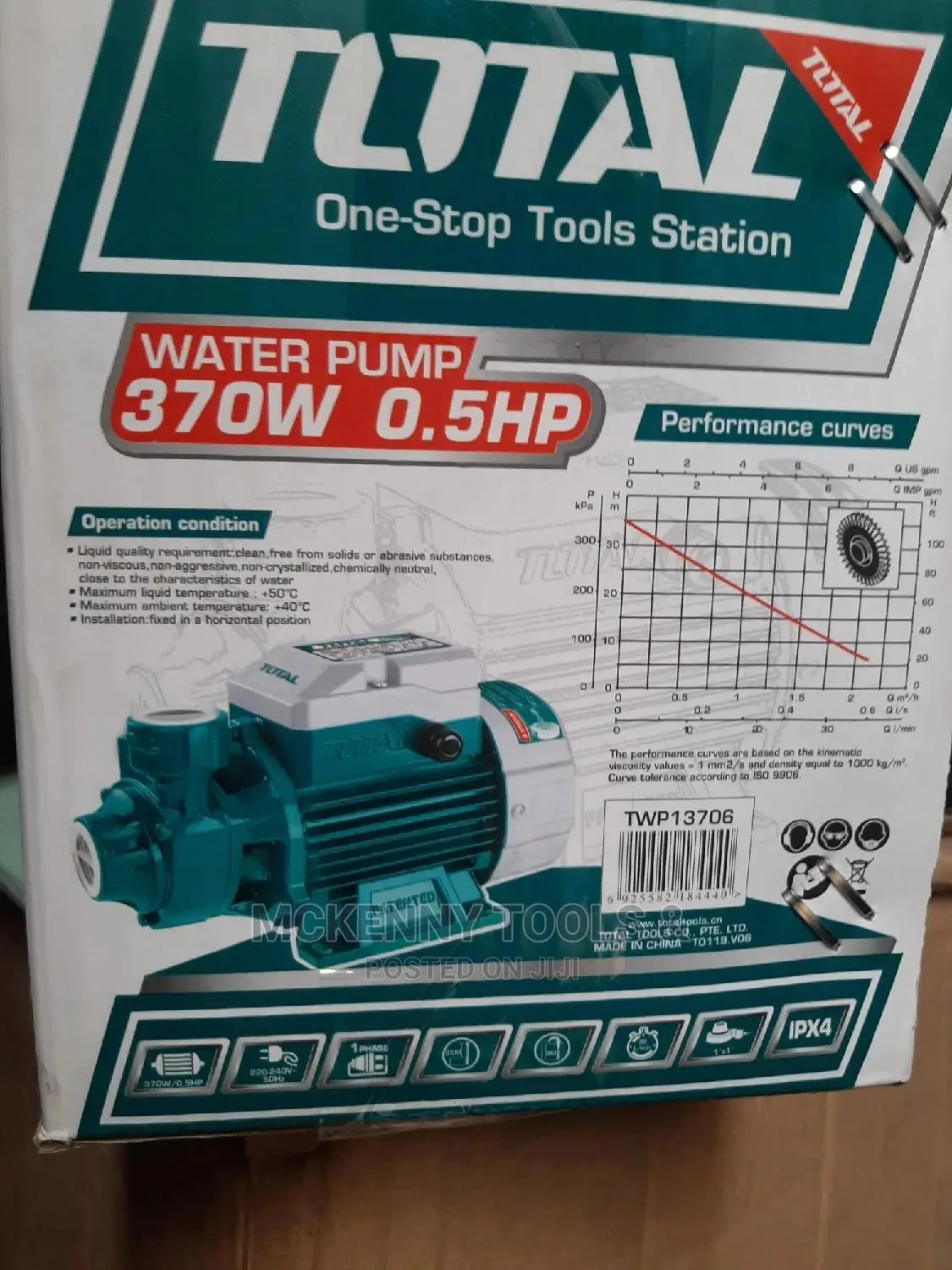 Total Water Pump 0.5hp