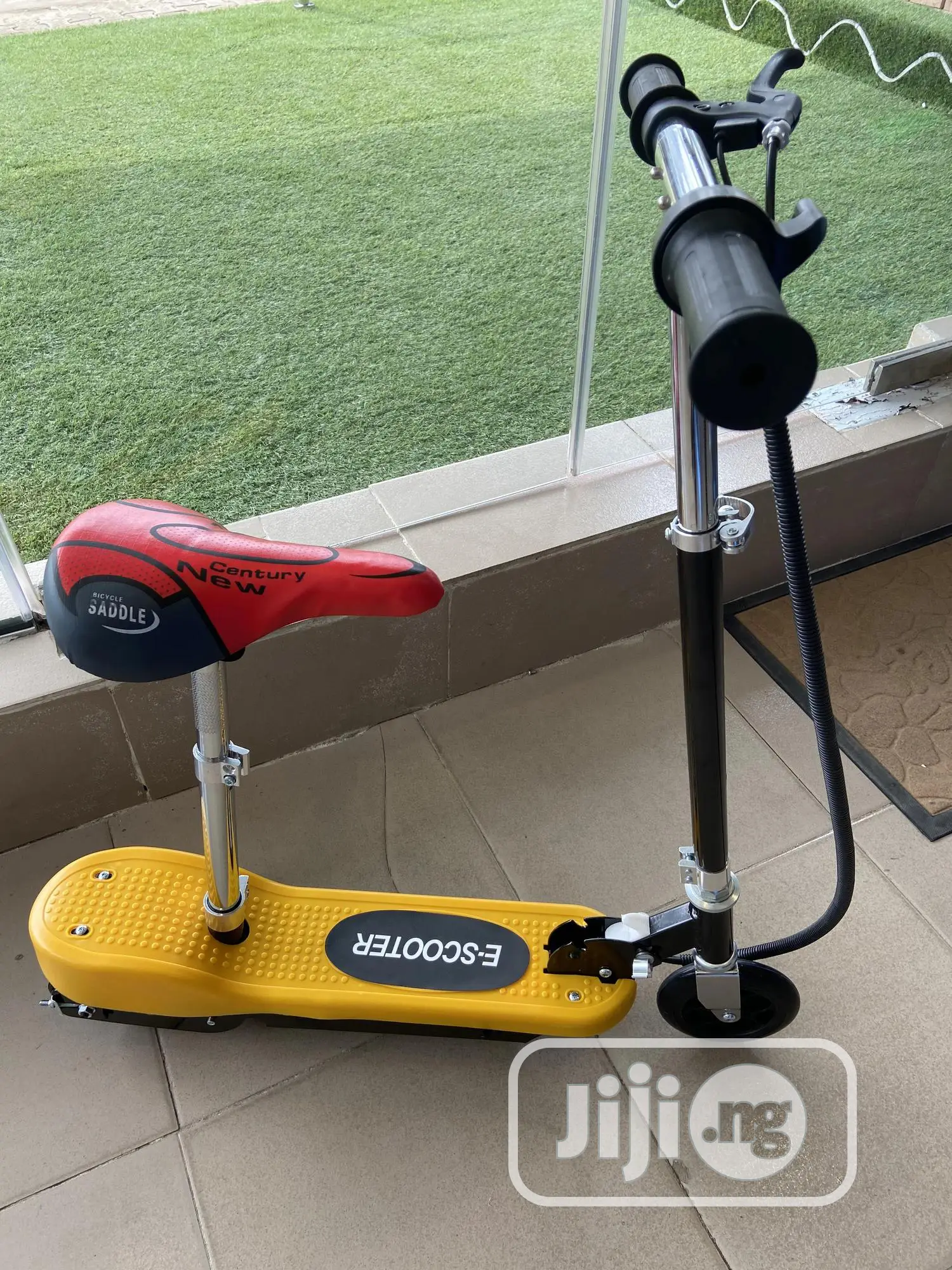 Folding Rechargeable Seated Electric Scooter Motorized Ride