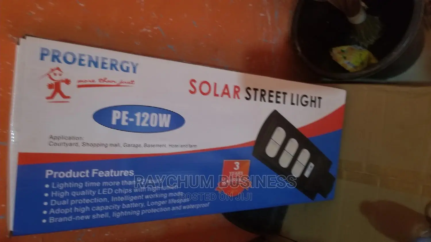 All in One Solar Street Light 6eyes 120w