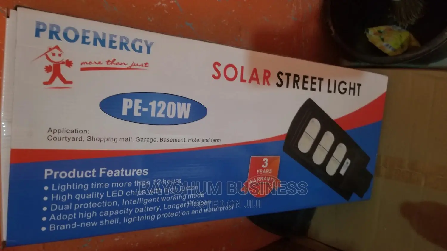 All in One Solar Street Light 6eyes 120w
