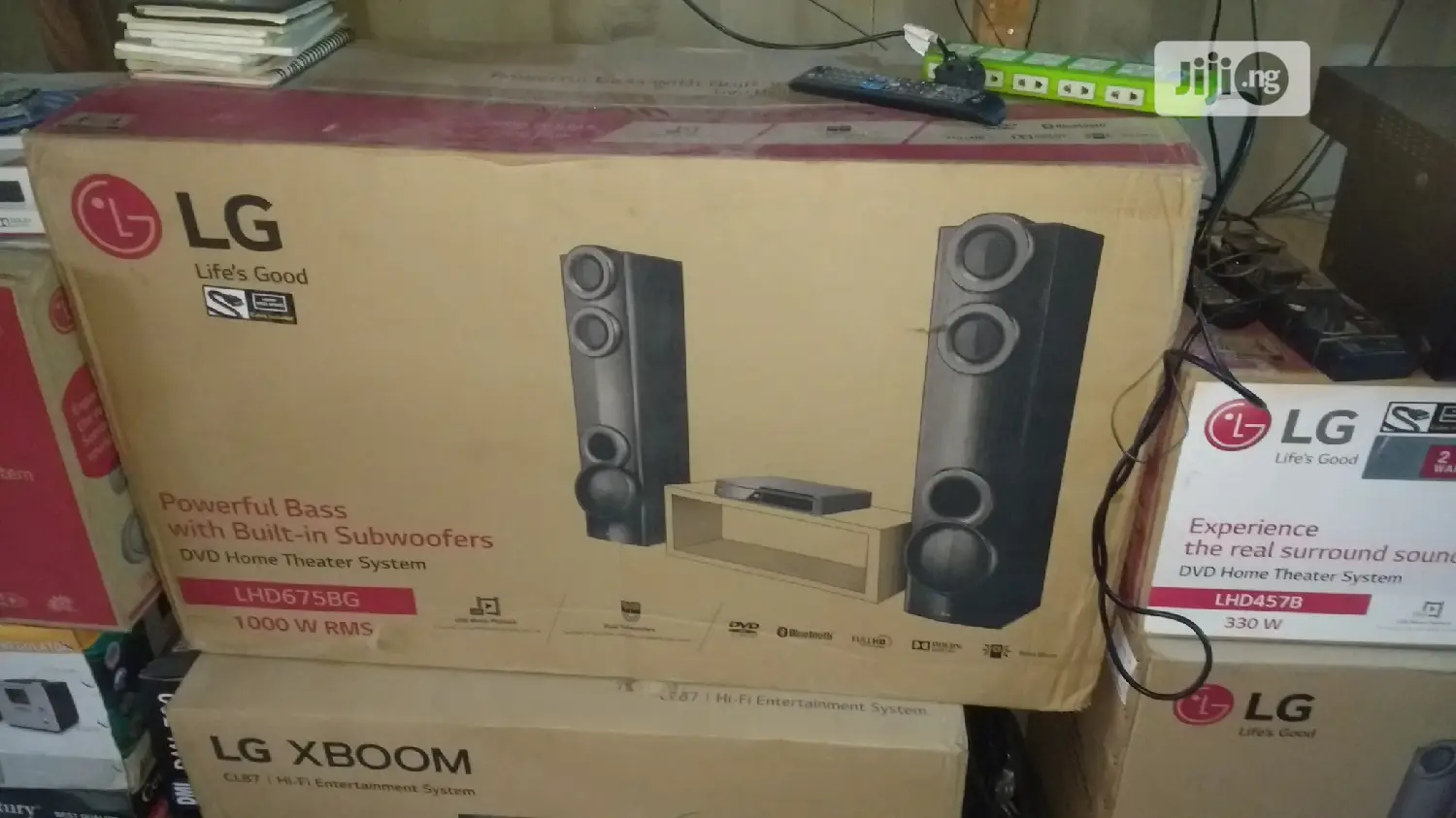 Lg 1000w 4.2ch DVD Home Theatre With Sound Tower - Lhd675bg