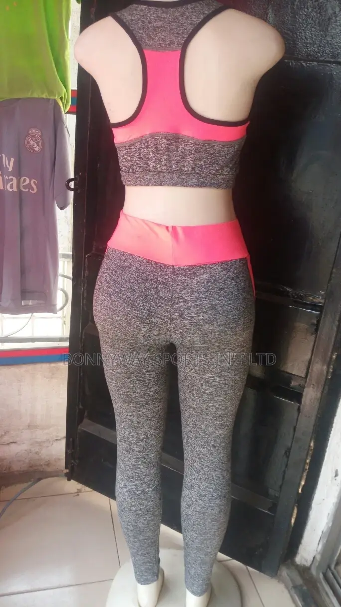 Ladies Jugging Leggings Tight Nd Bra