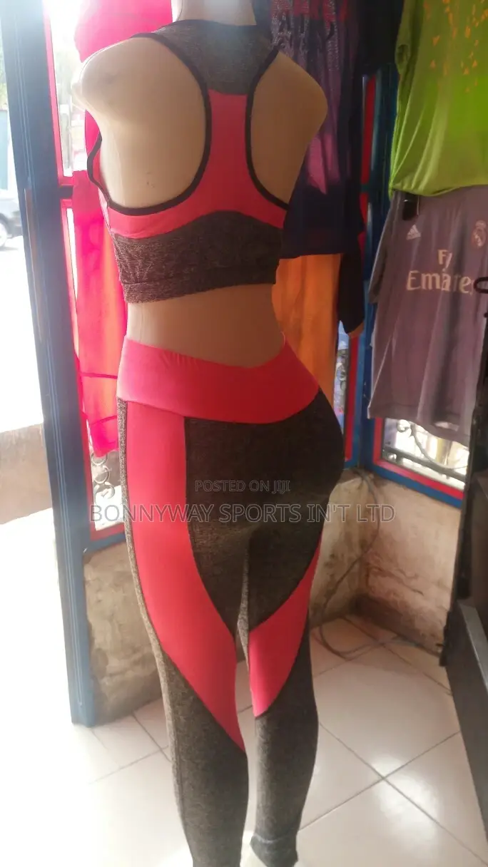 Ladies Jugging Leggings Tight Nd Bra
