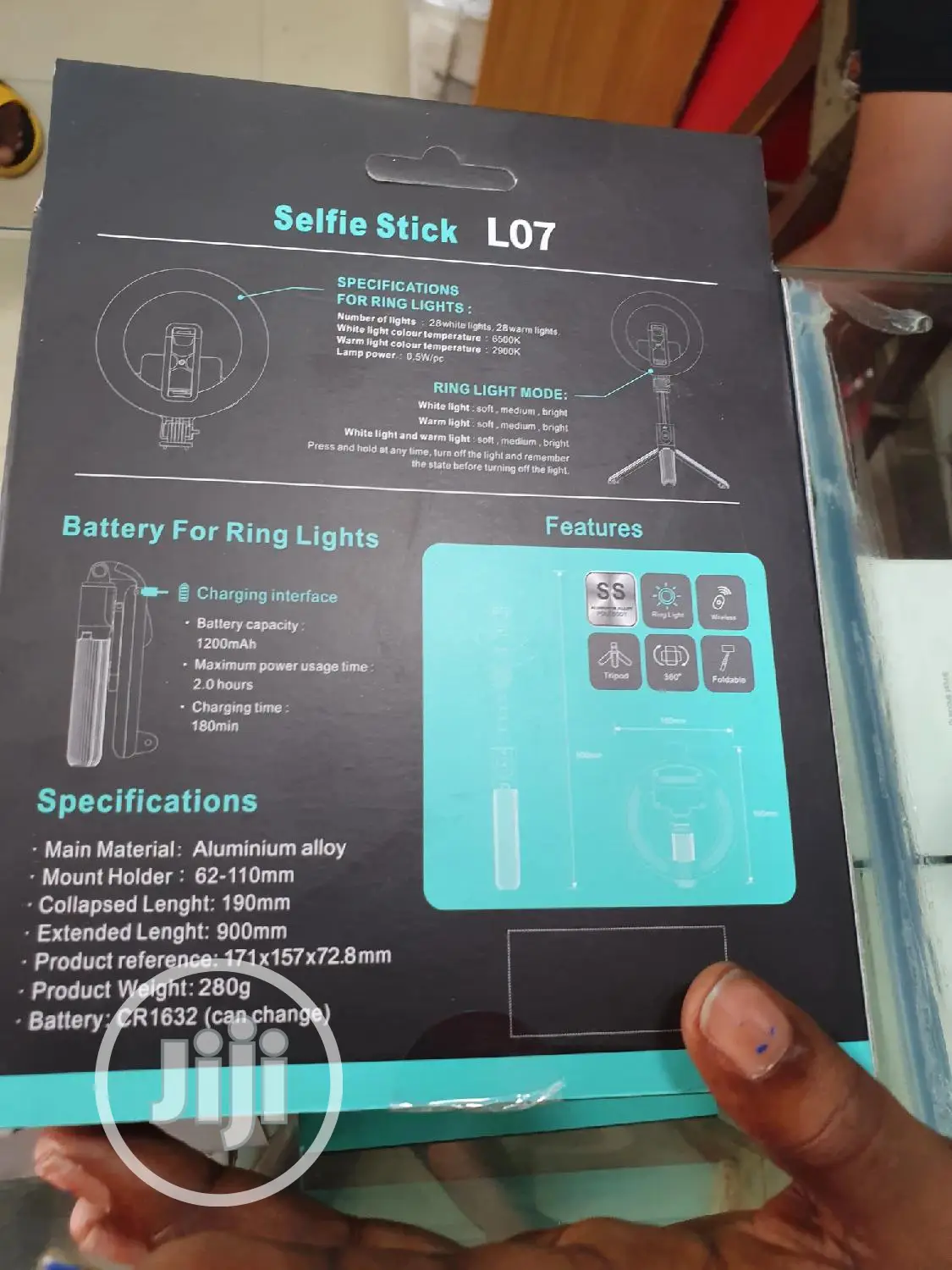 Selfie Stick Ring Light Tripod Phone Holder