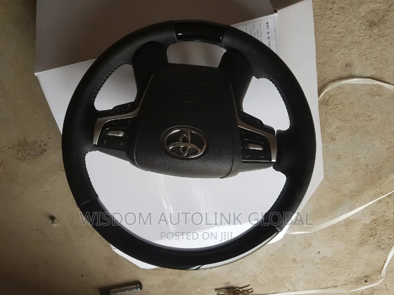 Steering Wheel for Toyota Land Cruiser Prado 2017 to 2021