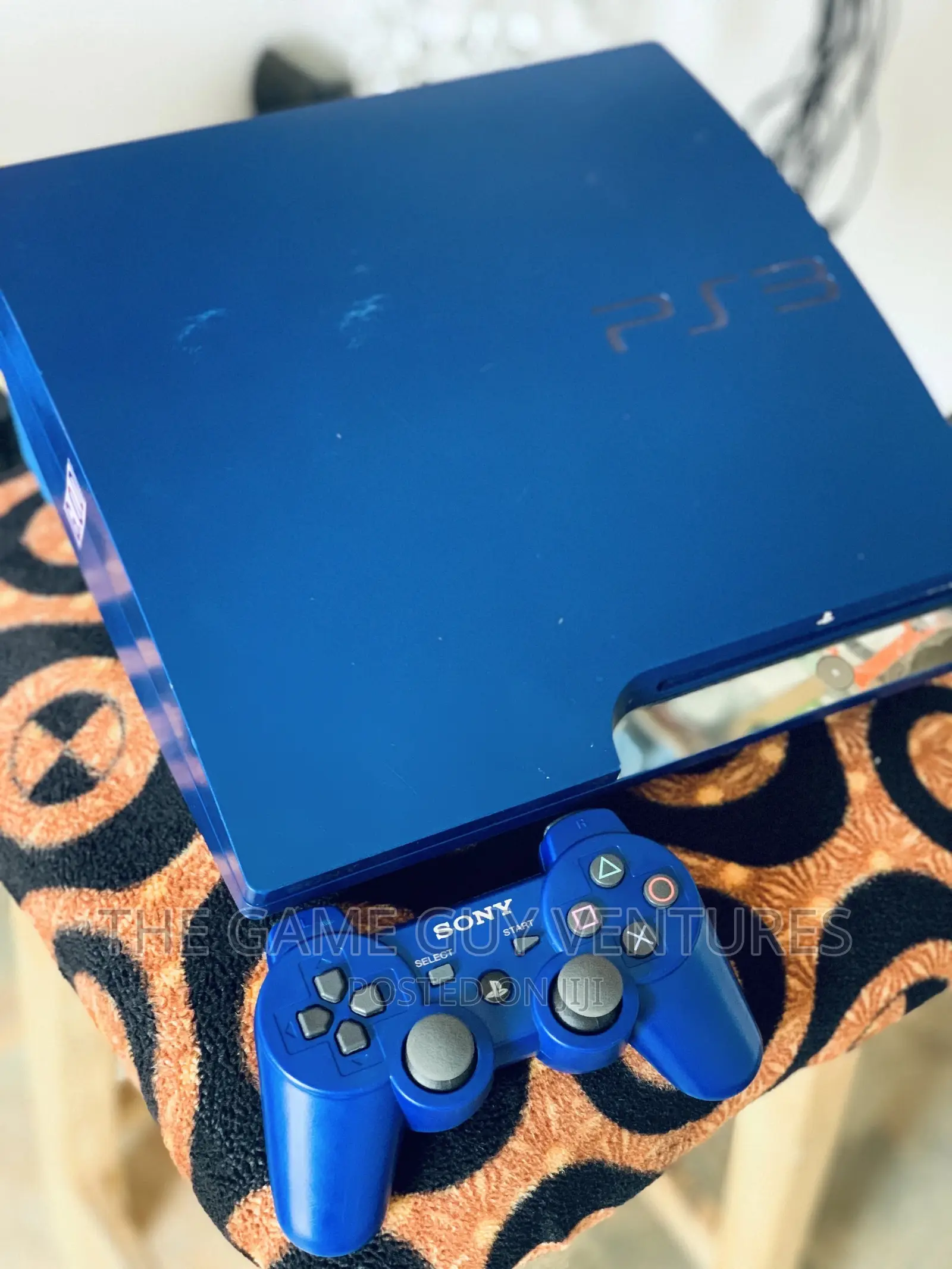 Royal Blue Slim Ps3 With 10games