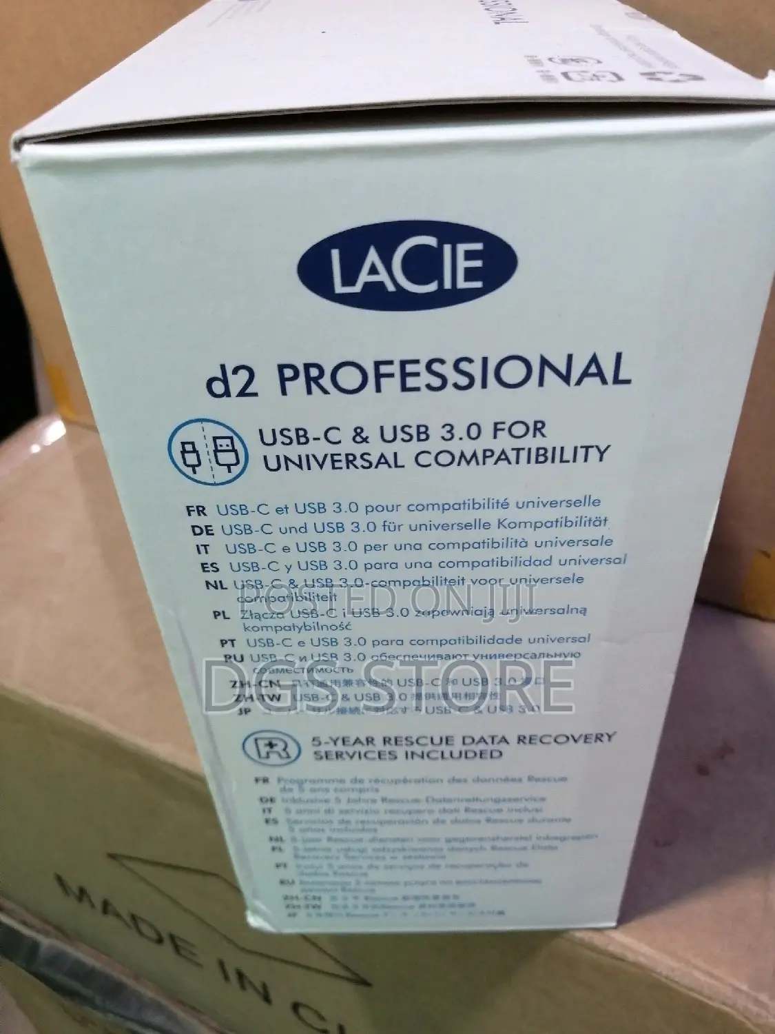 Lacie D2 Professional External Hard Drive 10tb