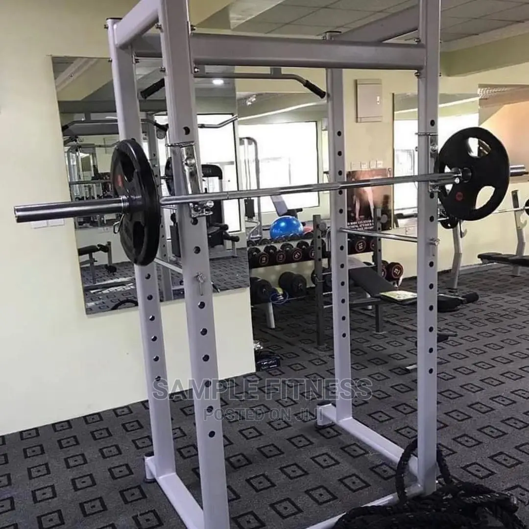 Galvanized Squat Rack and Pull-Up Bar