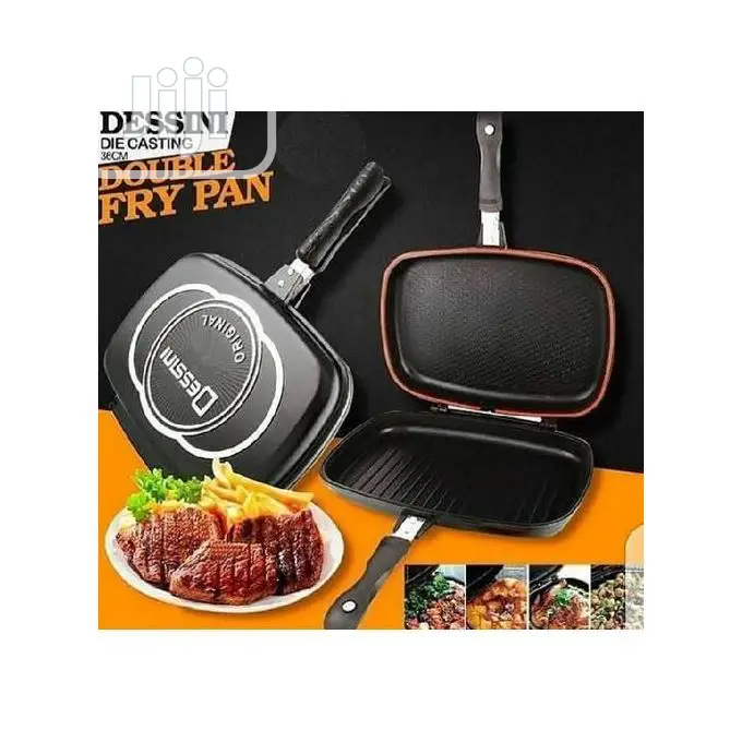 Dessini Italy Double Non-Stick Sided Pressuregrill Pan 36cm