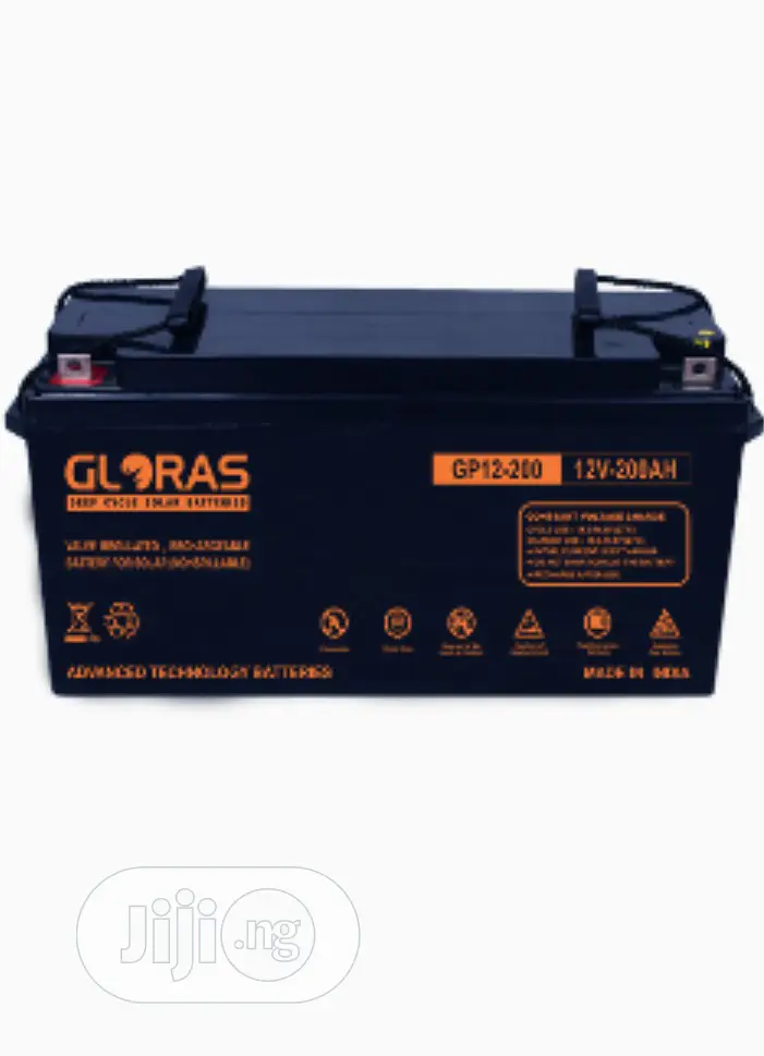 Gloras Deep Cycle Battery 12v200ah