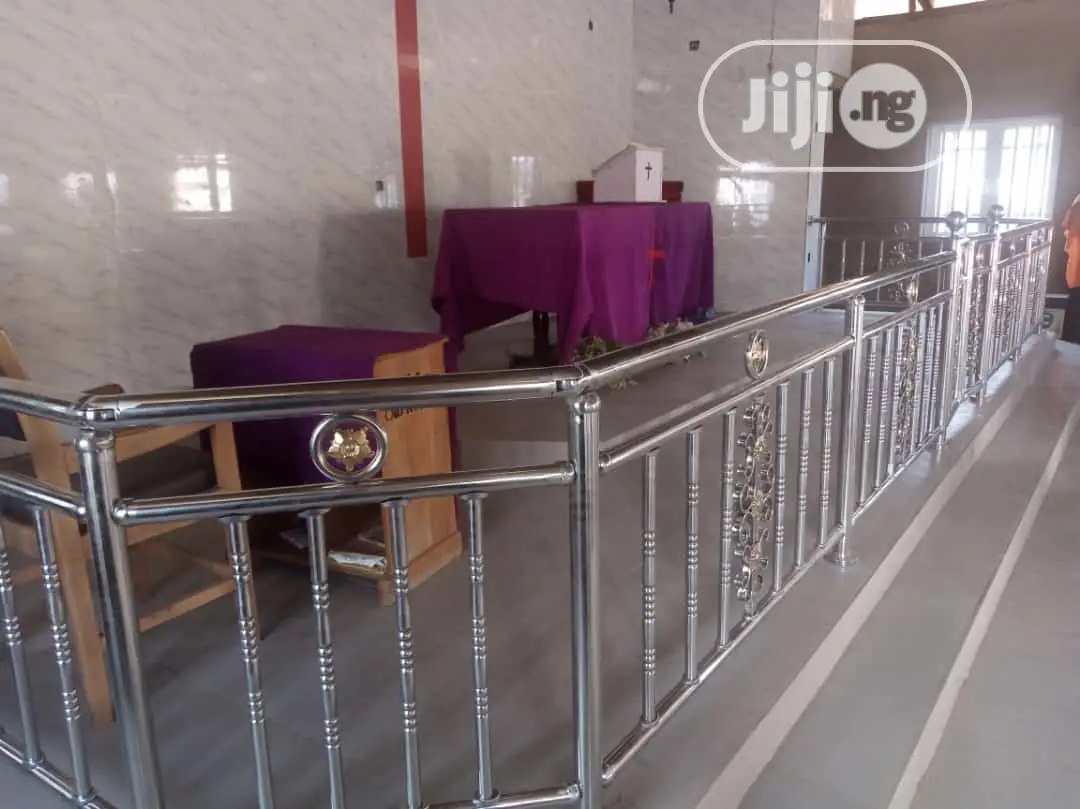 Stainless Railings at Pulpit in Church