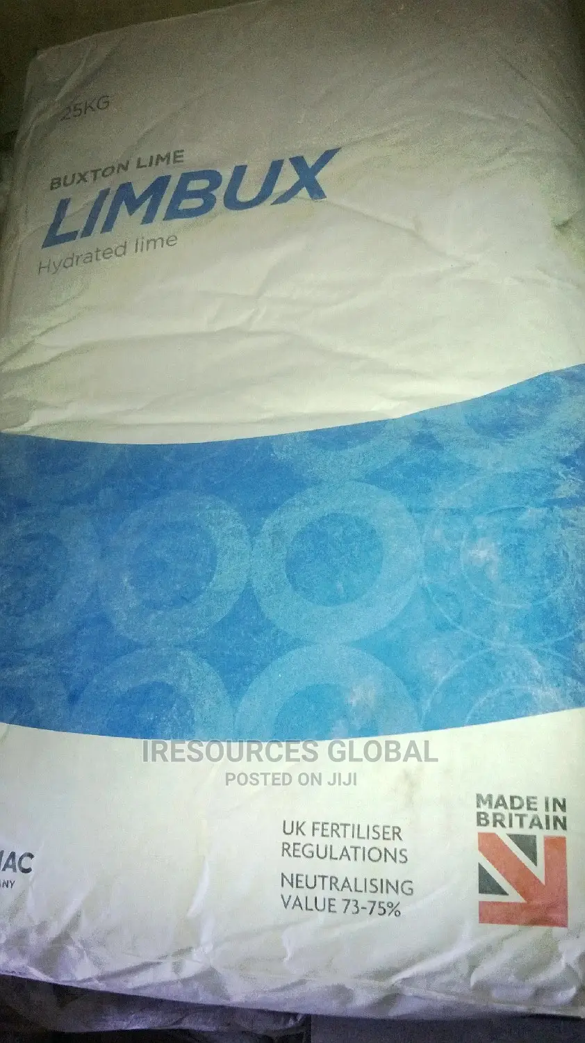 Hydrated Lime (Calcium Hydroxide) 25kg Bag