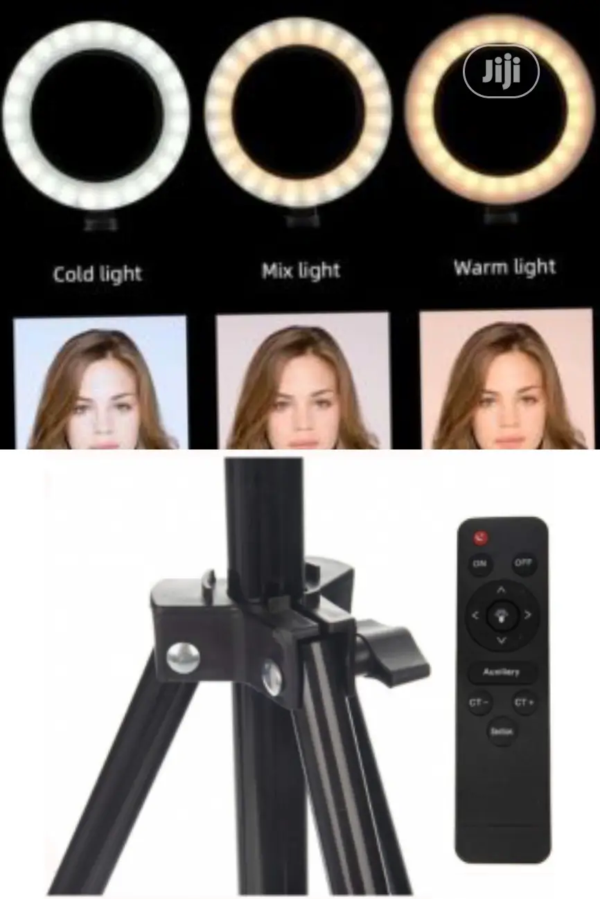 Led Ring Light With Tripod and Remote Control 30cm Stand