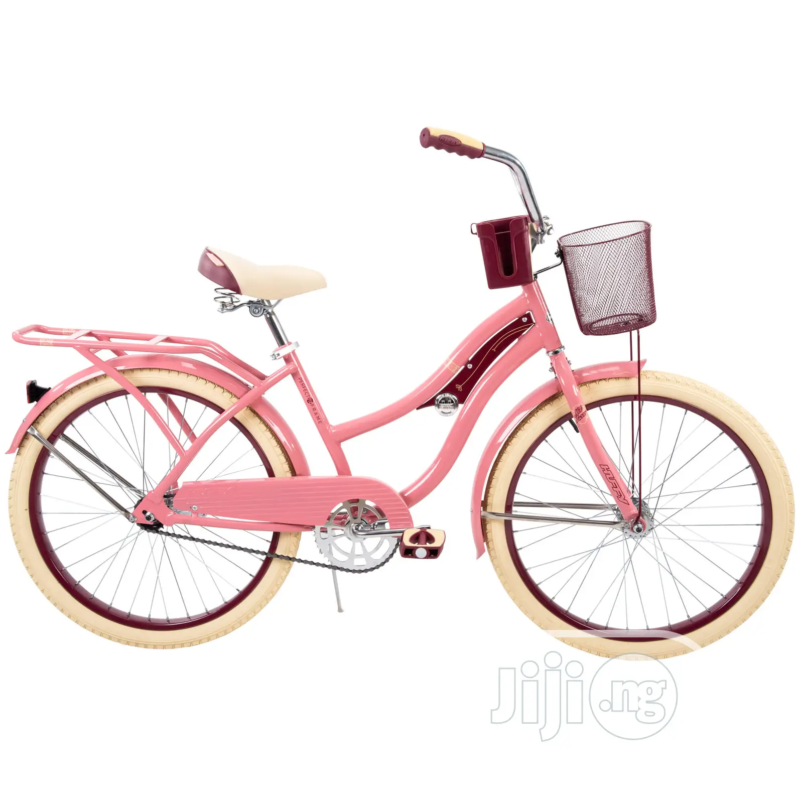 Huffy 24" Nel Lusso Girls' Cruiser Bike, Pink Blush Powder