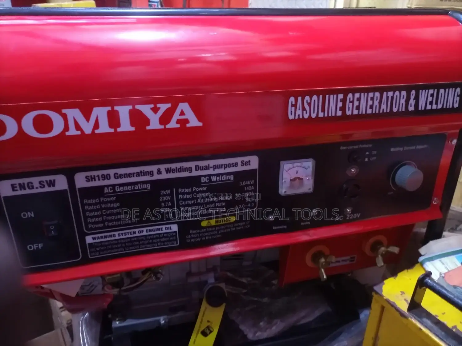 Domiya Gaseoline Start and Weld Machine
