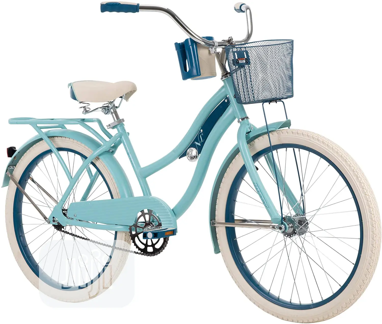 Huffy 24" Nel Lusso Girls' Cruiser Bike, Blue Satin