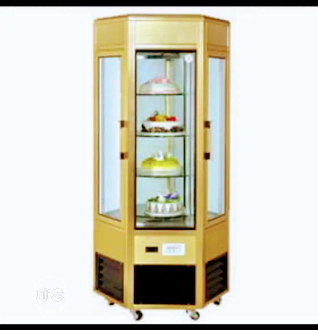 New Rotary Cake Display