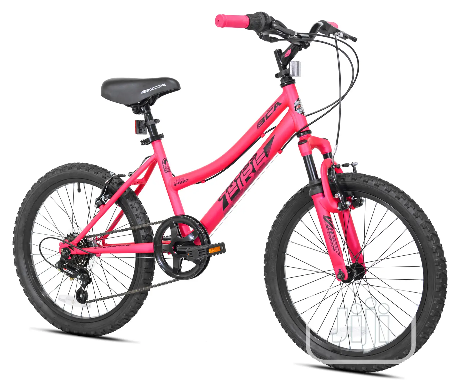 Bca 20" Crossfire 6-Speed Girl's Mountain Bike, Pink/Black