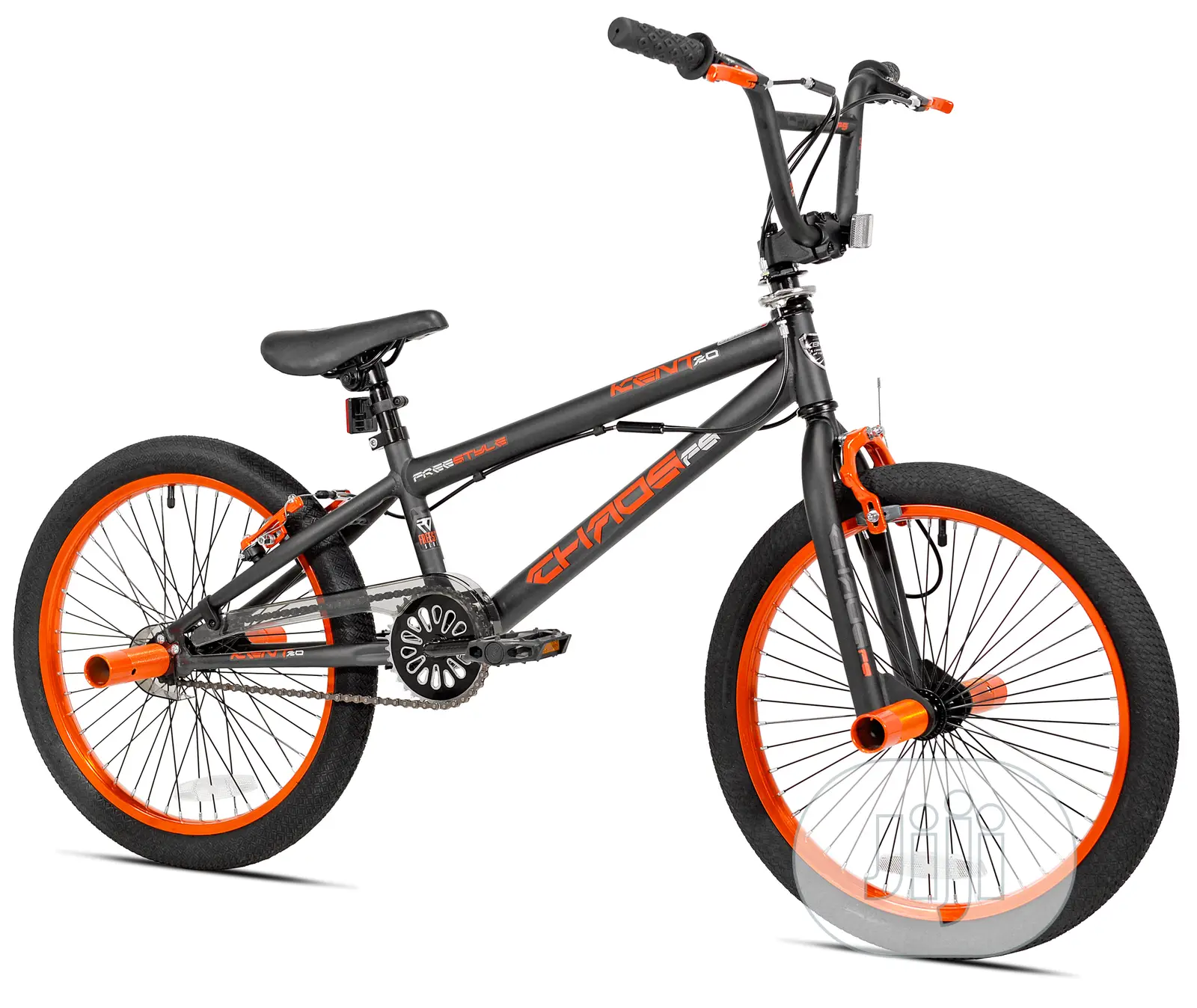 Kent 20" Chaos Boy's Bike, Matte Gray/Orange