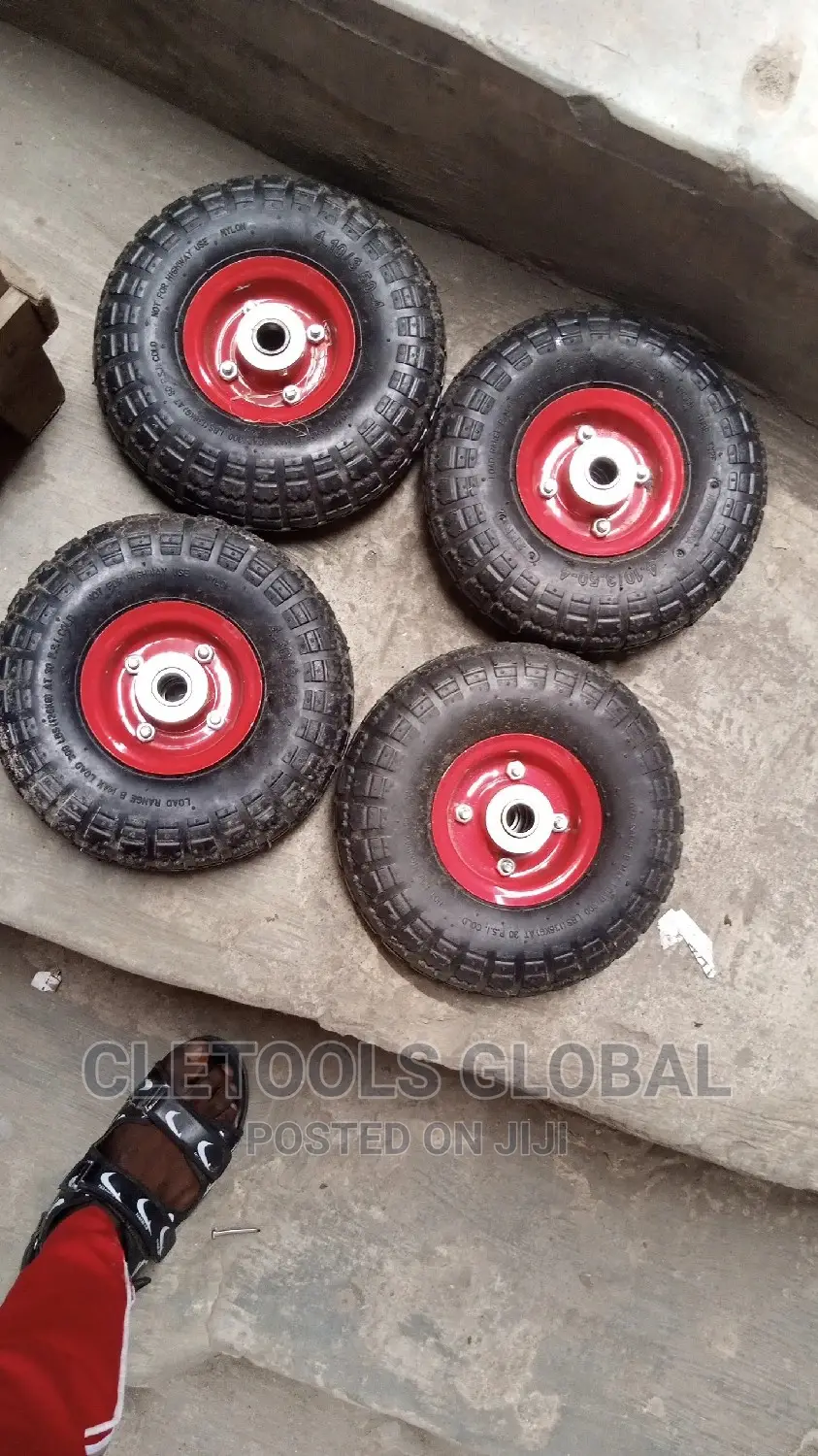 1set Pumping Tyre 10"