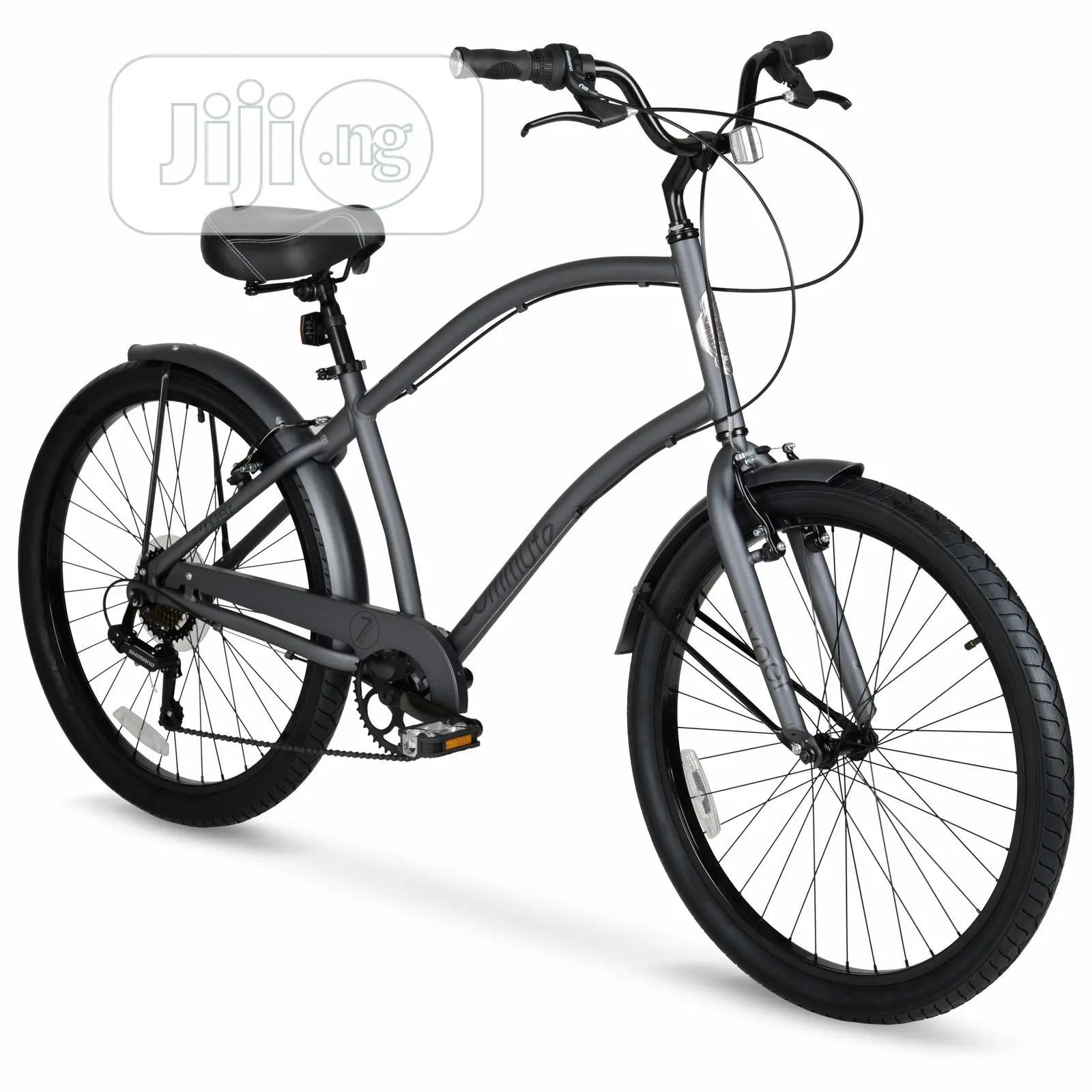 Hyper 26" Commute Men's Comfort Bike, Gray