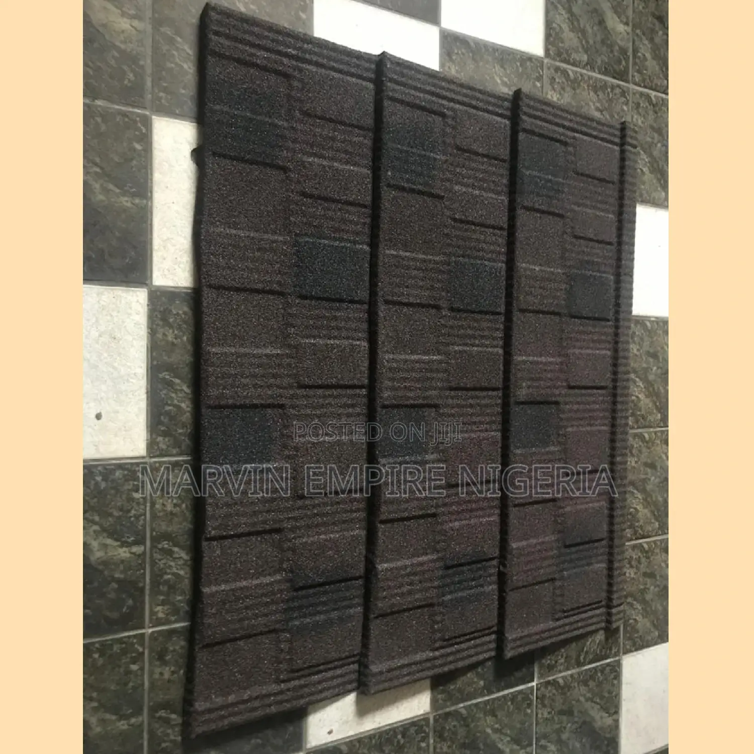 Shingle Brown - Black Roofing Sheet Material