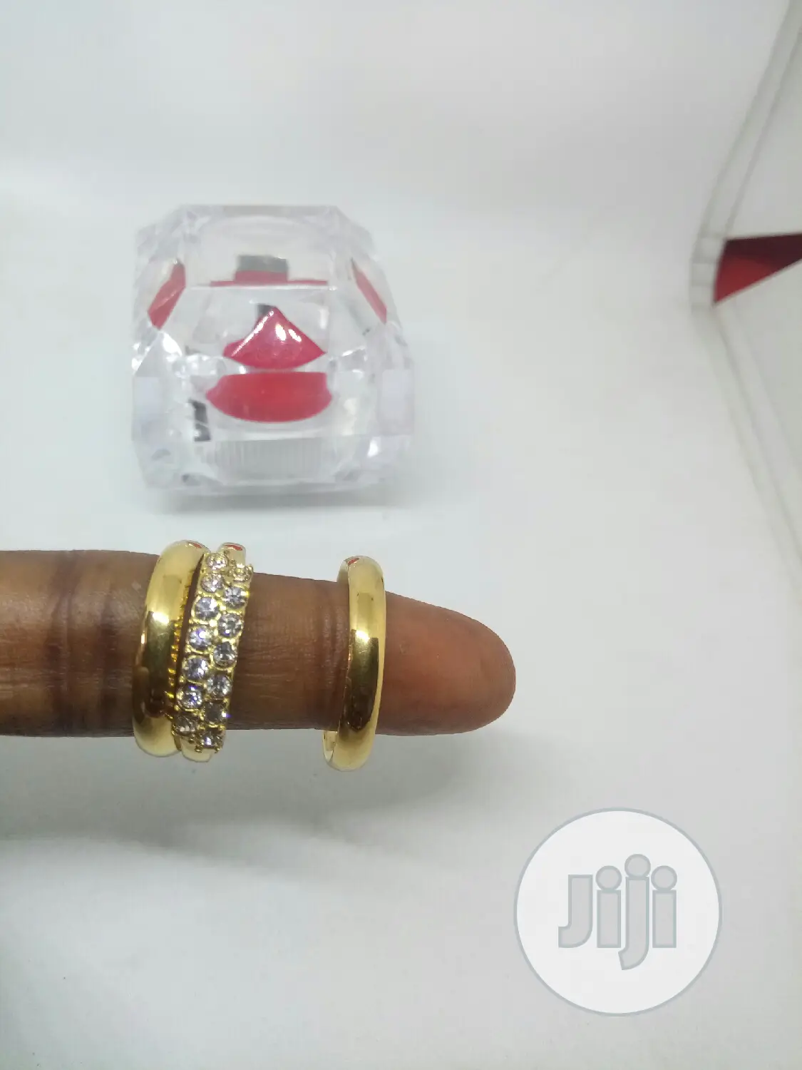 Rose Indiana Set of Wedding Ring 0010 - Gold