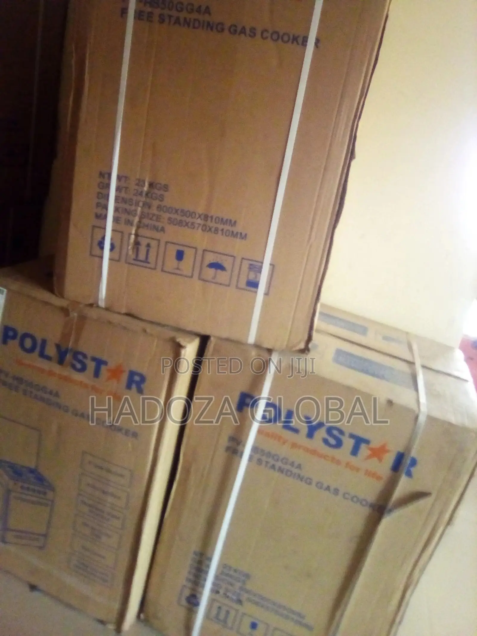Polystar 4 Burner PV-HS50GG4A With Oven Grill Gas Cooker