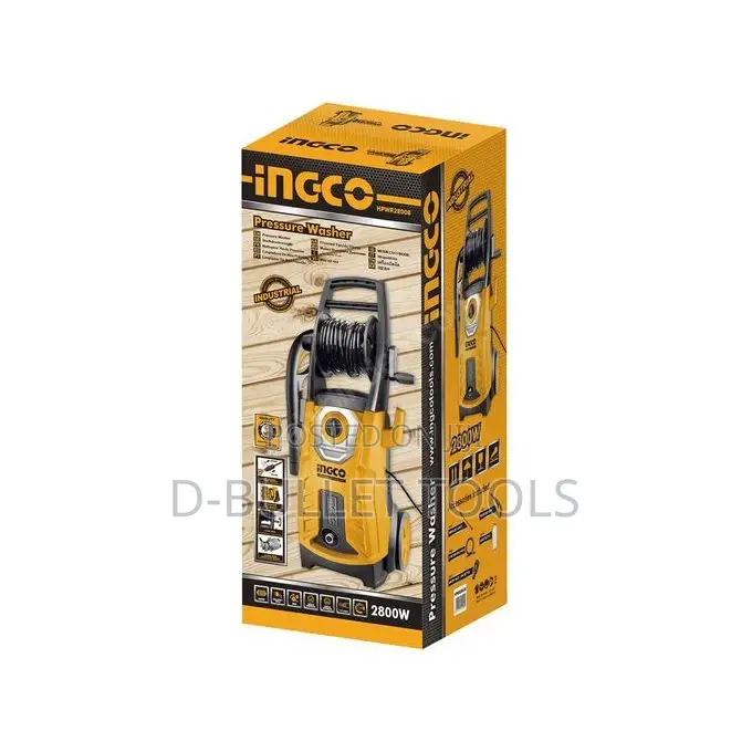 Ingco High Pressure Washer 2800W 180bar 2600psi