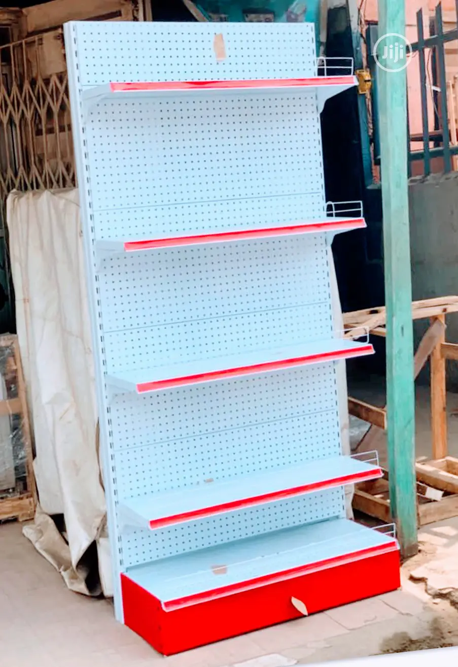 Shelf Display Stand Double Shelf . Supermarke Shelfing Stand