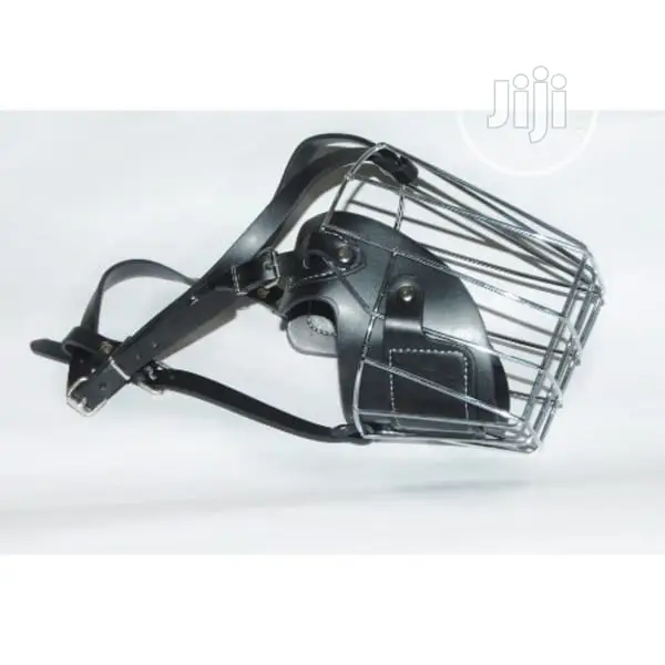 Metal Mouth Guard Muzzle For Giant Dogs