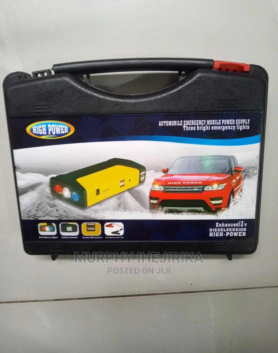 Automatic Emergency Mobile Power Supply. Jump Starter