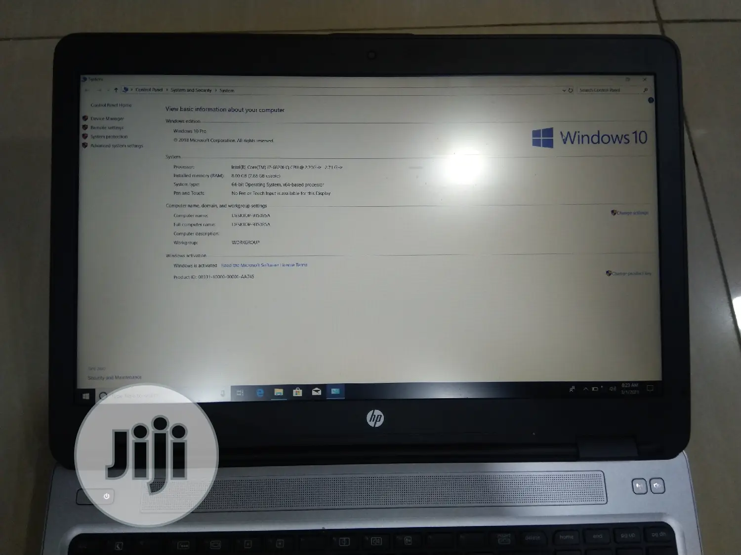 Laptop HP ProBook 450 G3 4GB Intel Core I5 HDD 500GB