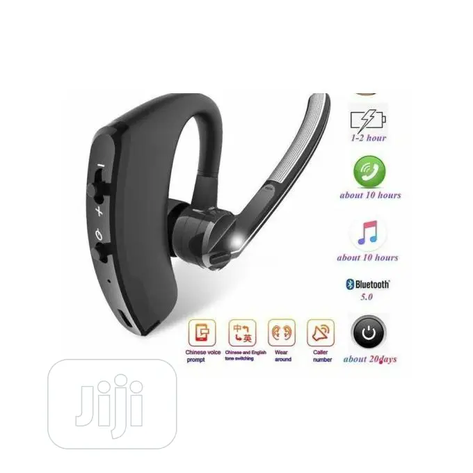 V8 Bluetooth Earphone With Stereo Mic