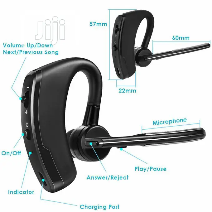 V8 Bluetooth Earphone With Stereo Mic