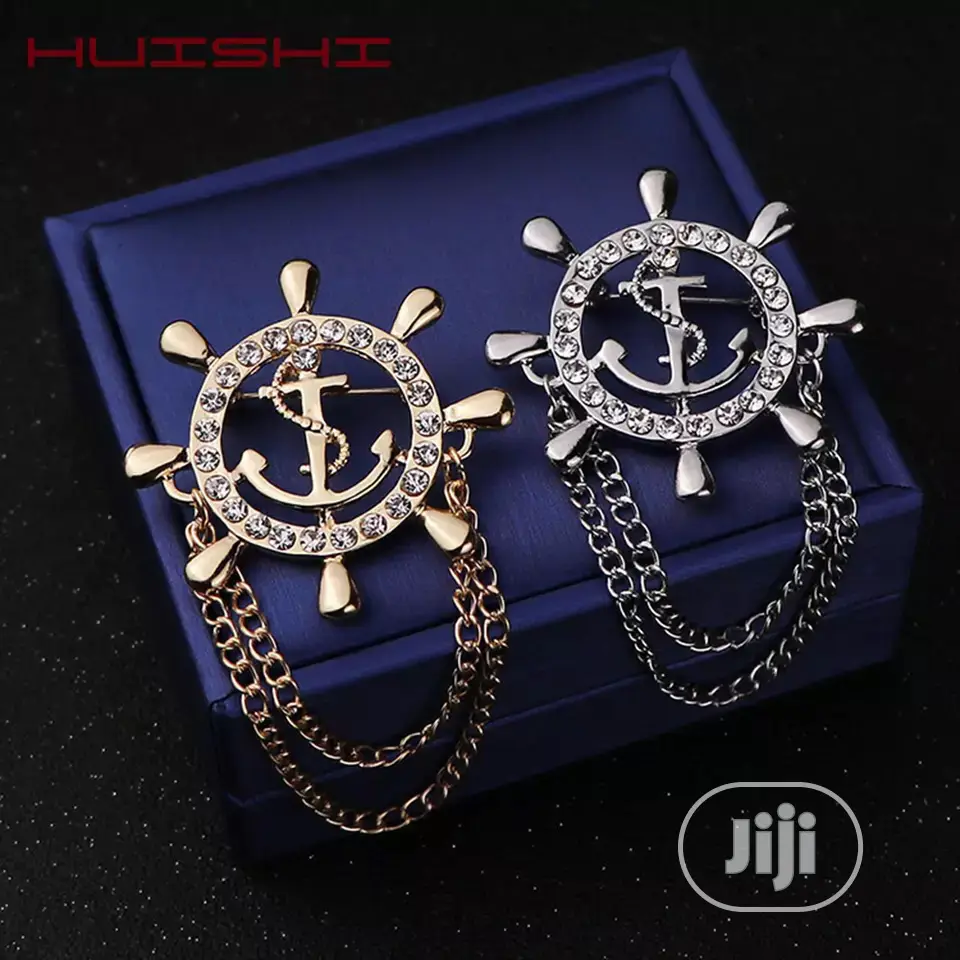 Quay and Anchor BROOCH