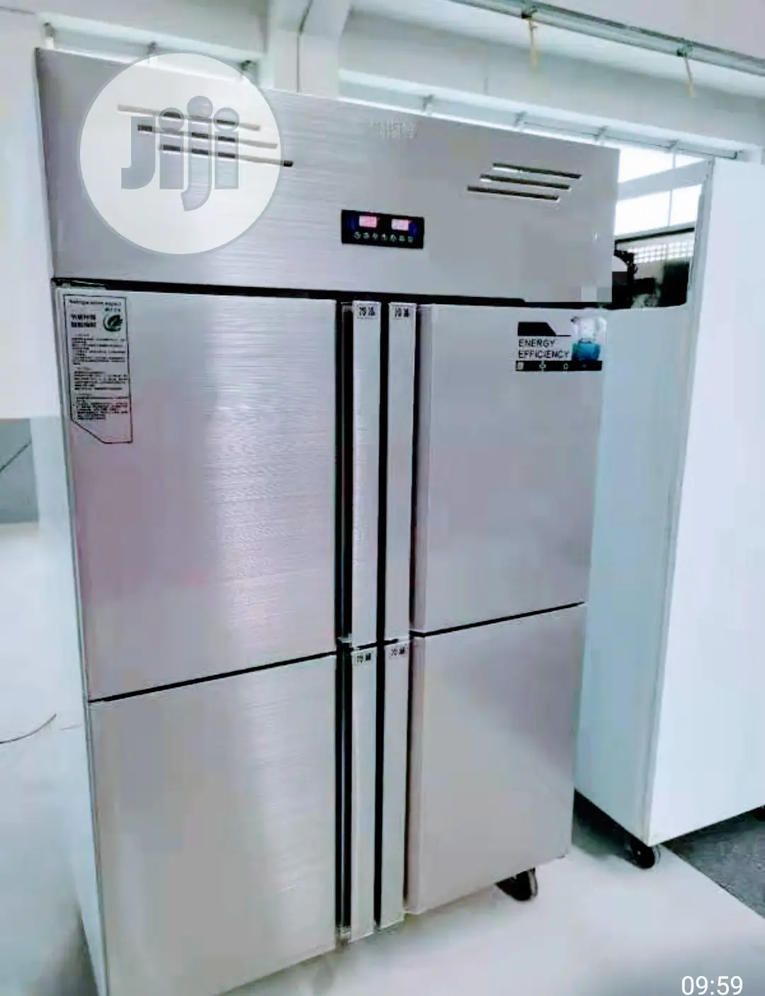 Stainless Steel Freezer and Fridge for Kitchen . Chiller