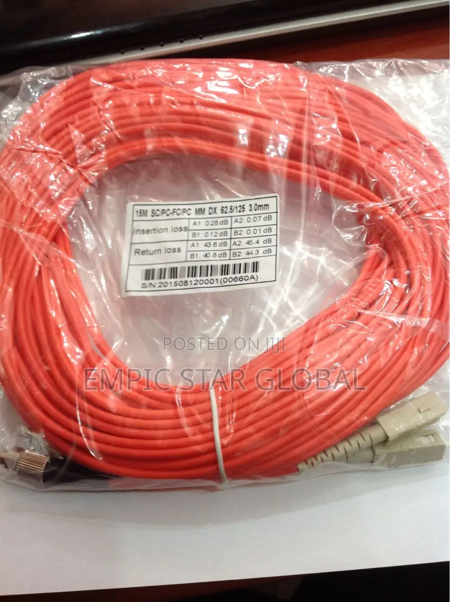 Fiber Patch Optics Cord Fc-Sc Mm 15m Duplex 50/125 OM2/OM3/4