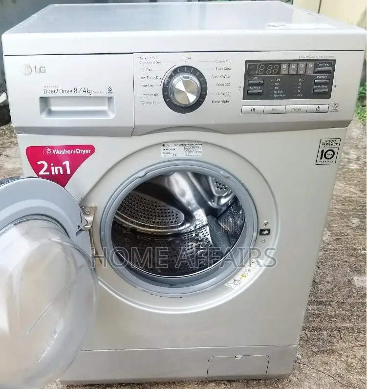 Lg 8kg Wash and Dry Washing Machine Inverter Drive+(Delivery