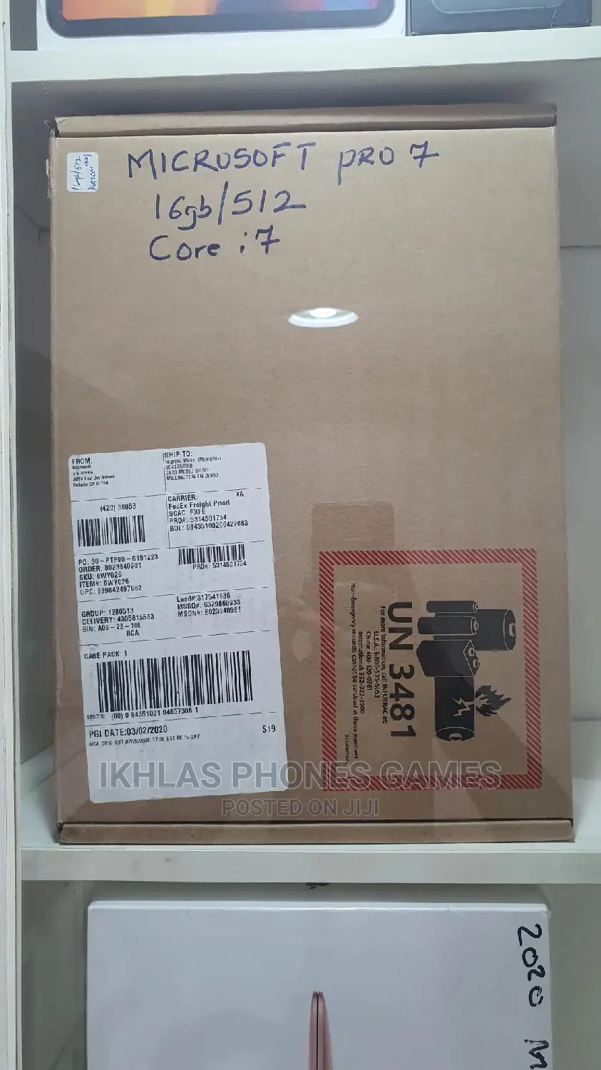 New Laptop Microsoft Surface Pro 16GB Intel Core I7 512GB