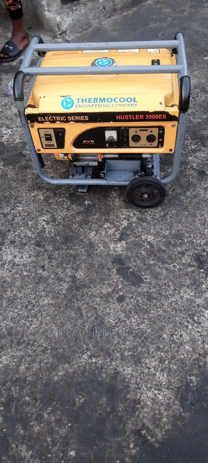 Fairly Used 3.75kva Thermocool Hustler 3500es Gen +D Receipt