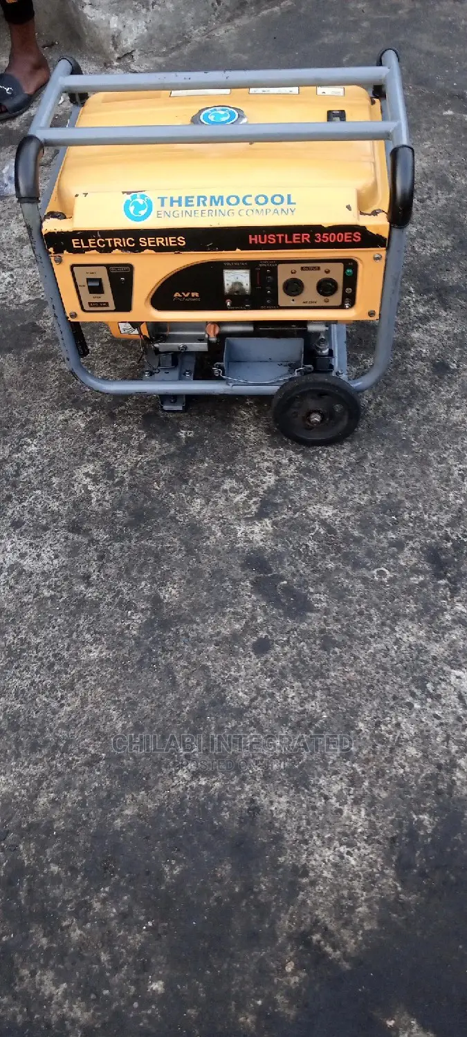 Fairly Used 3.75kva Thermocool Hustler 3500es Gen +D Receipt