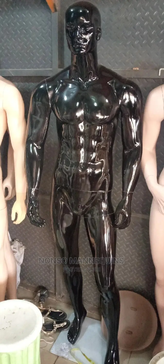 Male Black Huge Fibre Display Mannequins