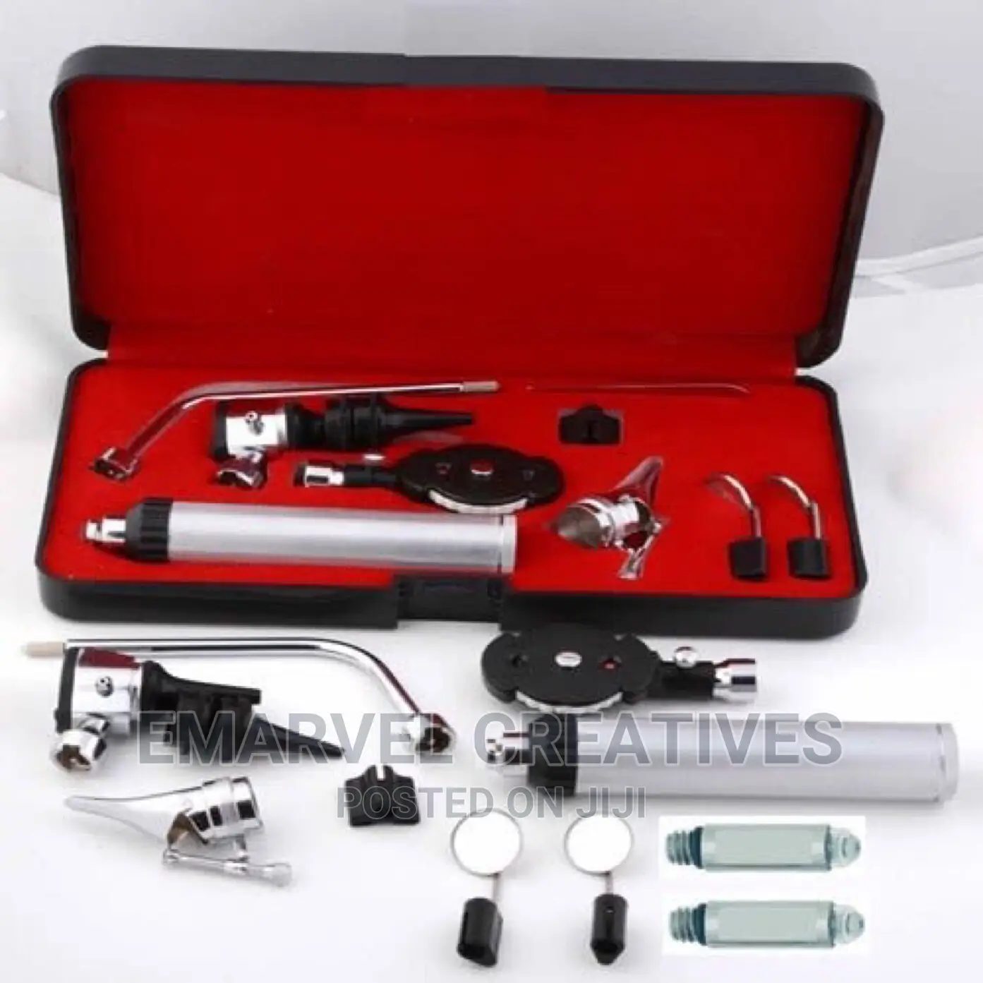 Complete ENT Opthalmoscope Otoscope Diagnostic Set Kit